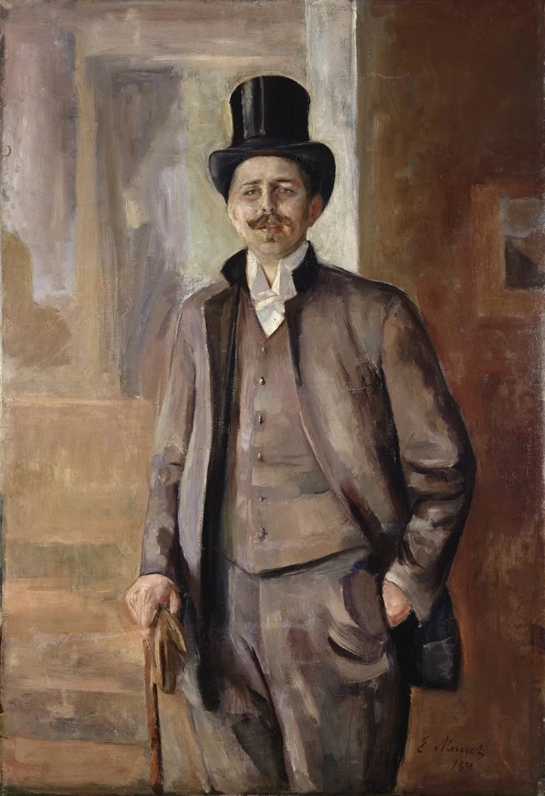 Il pittore tedesco - norvegese Carl Johannes Andreas Adam Dørnberger, 1889